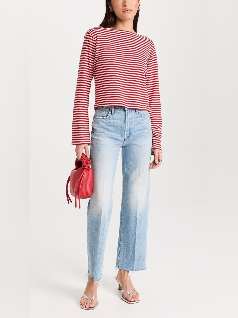 MOTHER The Rambler Zip Fray Jeans in I’m With The Band Wash Size 27